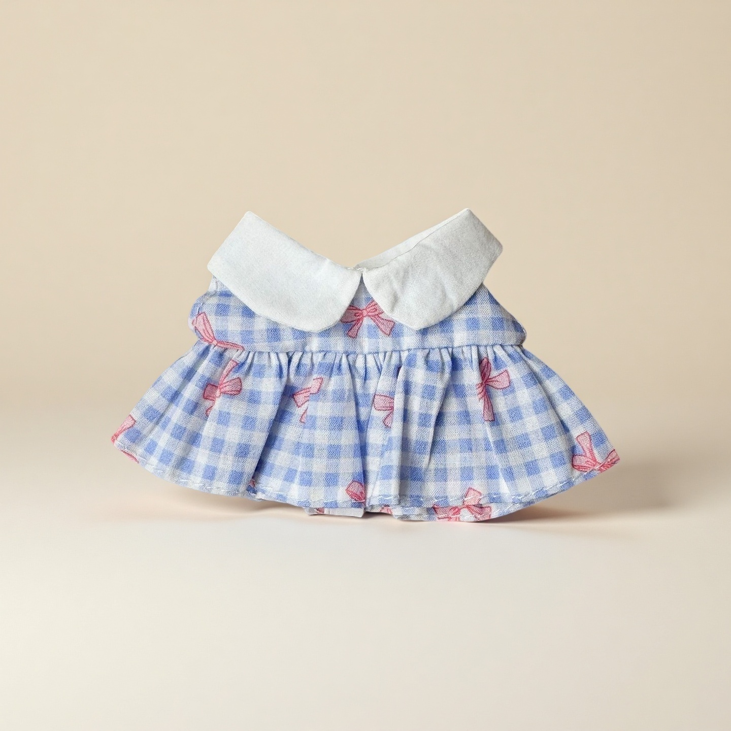 Sweet Floral Cotton Doll Dress Clothes for 10-15cm Plush Cotton Stuffed Dolls